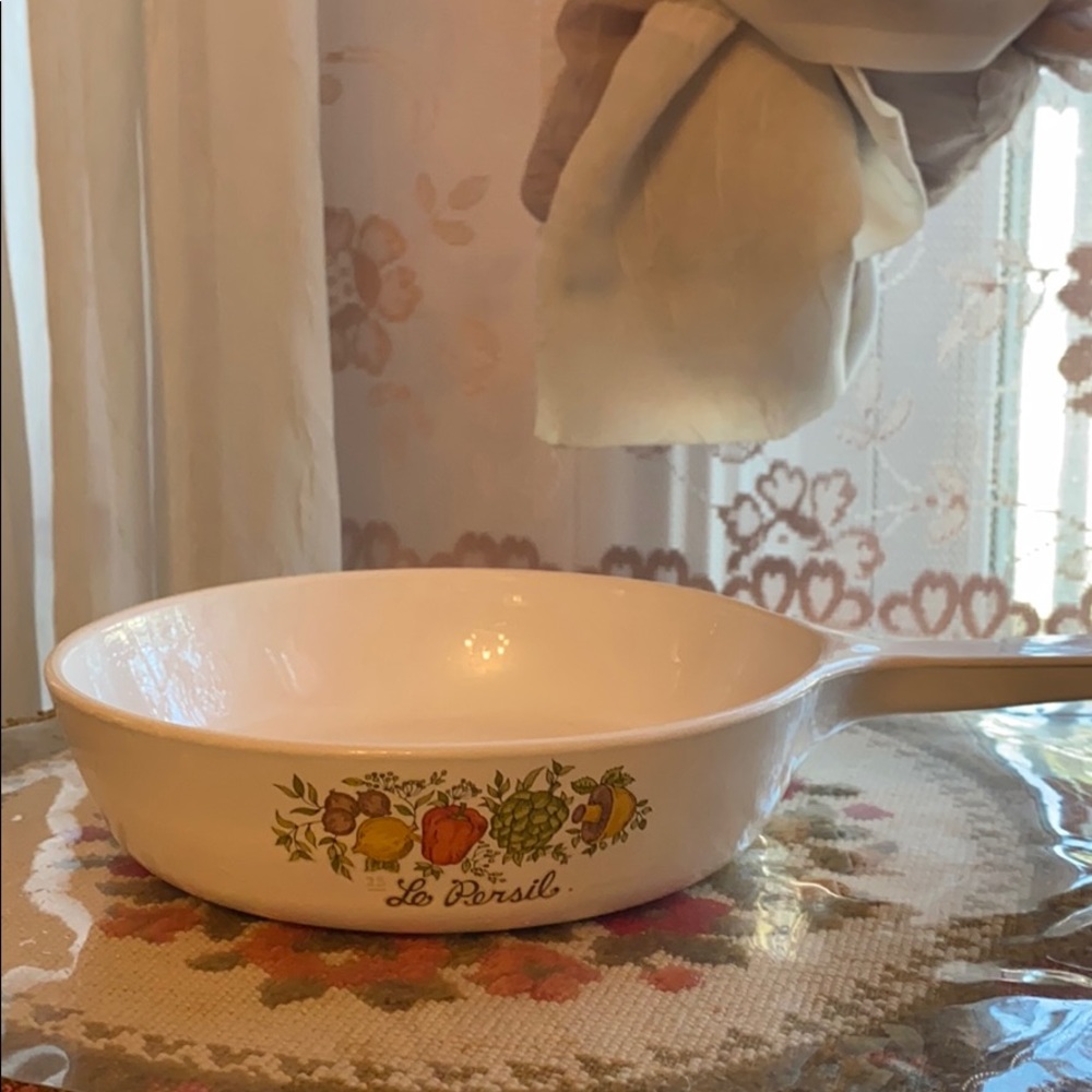 Vintage Rare Corningware Le Persil Frying Pan